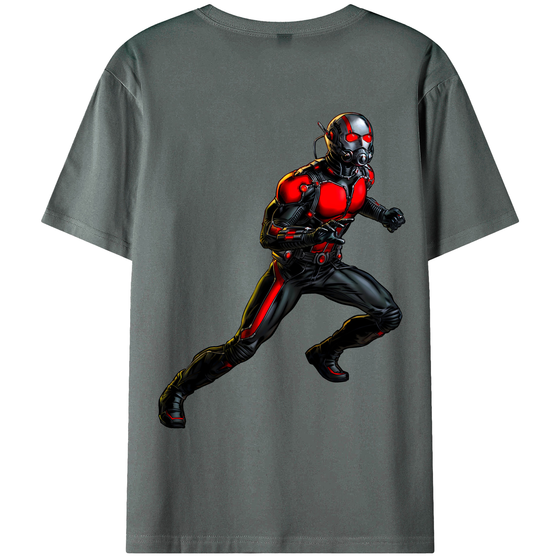 （画像用） アベンジャーズ The Avengers 綿100％ メンズ半袖Tシャツ（バックプリント） 通気性
